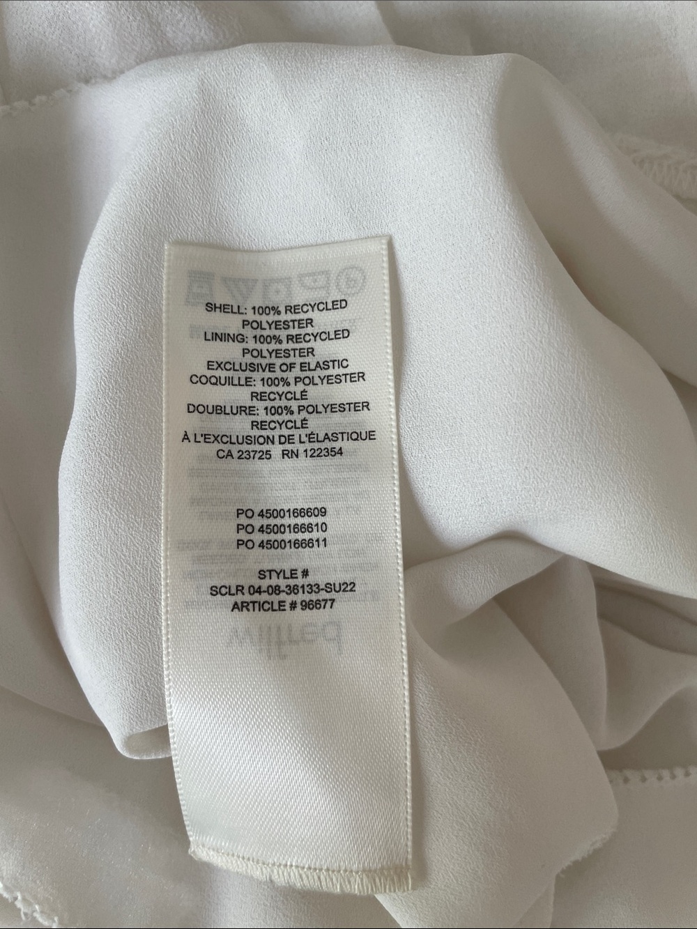 Wilfred Cathedral Smocked Spaghetti Strap Dress in Cream Size S. NWOT - Picture 8 of 11